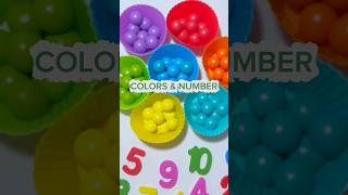 Learning colors and numbers for kids | educational activities #shorts