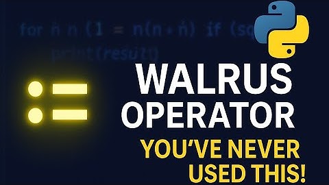 This One Operator Can Shorten Your Python Code Instantly! 😲