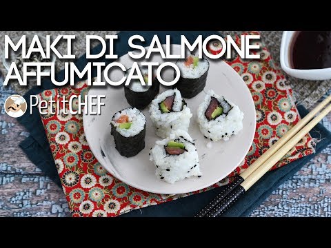 Video: Sushi Con Salmone
