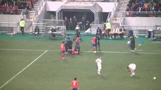 13.11.15.금 대한민국 vs 스위스37 붉은악마의 골세레머니 '젊은그대'/손흥민 부상/한국 코너킥
