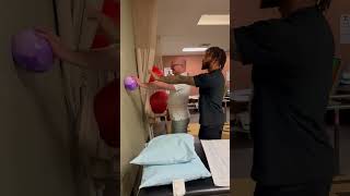 Wall walks #physicaltherapybiz #anatomy #physicaltherapy #physicaltherapist