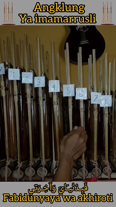 Tutorial angklung sholawat ya imamarrusli #sholawat #angklungsolawat #belajarangklung #coverangklung