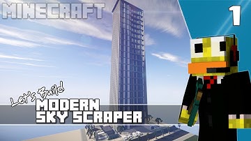 ✔ Minecraft: Lets Build Modern Skyscraper Part 1