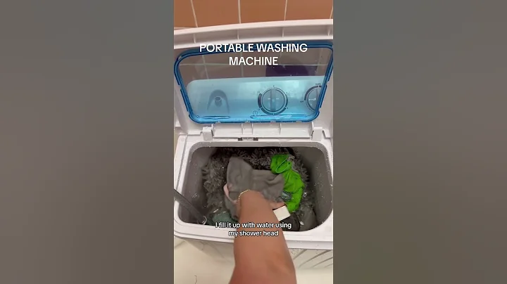 This portable washing machine is just too good it can do a decent load, is so affordable, you can