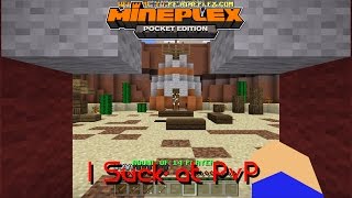 I REALLY SUCK AT PVP | Gladiators on Mineplex PE