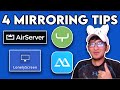 MIRRORING TIPS: AIRSERVER, LONELYSCREEN, APOWERMIRROR, SCRCPY | TAGALOG