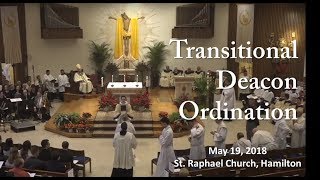 2018 Diocese of Trenton Transitional Deacon Ordination