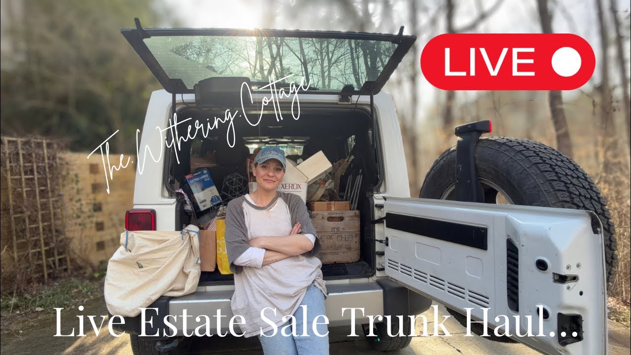 Live Estate Sale Trunk Haul… What Did I Find…?