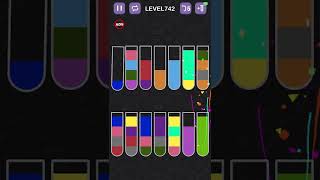 water_level_742 #watersortpuzzle #puzzle #game #sortpuzzle #color