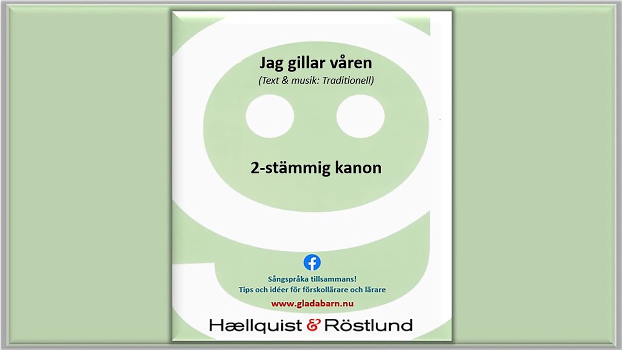 Jag Gillar V ren 2 st mmig Kanon Text Musik Traditionell YouTube Jag gillar v ren 2 st mmig kanon text musik traditionell youtube