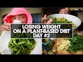 Losing Weight on a Plant-Based Diet - What I Eat in a Week - Day #2 (Monday) - Intermittent Fasting?