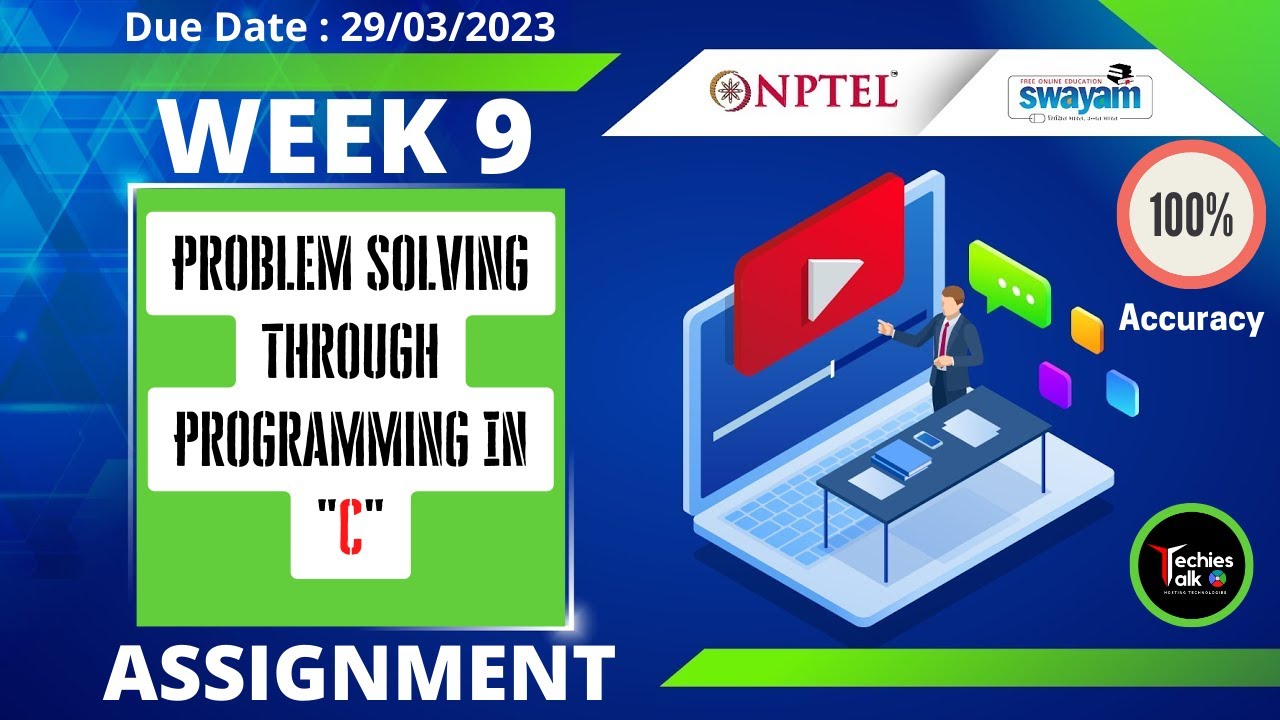 problem solving through programming in c nptel assignment answers 2023