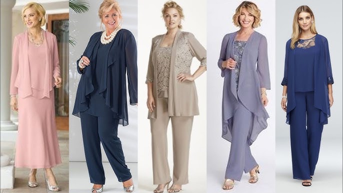 Plus Size Women Dresses and Pantsuits for Weddings