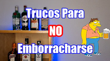 ¿Cómo hacer para que no se te suba el alcohol?