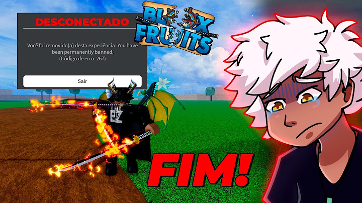 FUI BANIDO DO BLOX FRUITS PRA SEMPRE - FIM DO REI DOS PIRATAS SHARKIZIM???