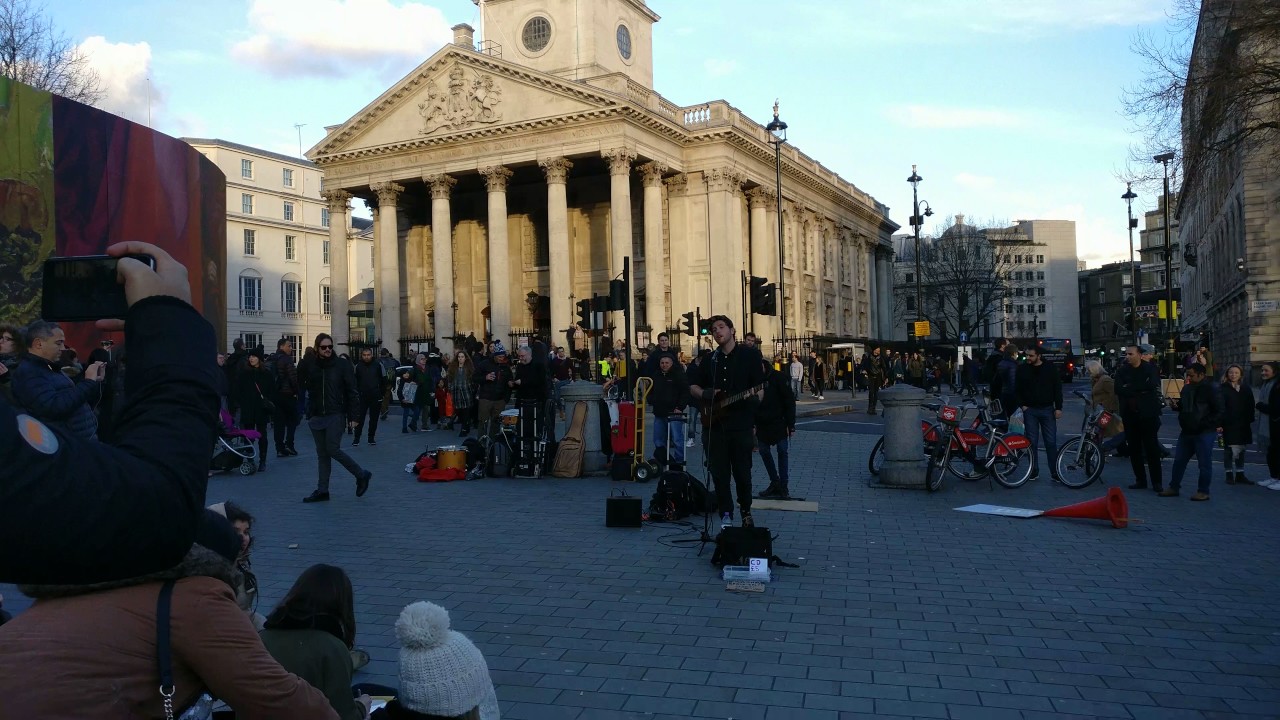 Radiohead Creep, Trafalgar Square, London