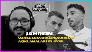 Jahrein, Uzi ile Ebo arasındaki tartışmayı izliyor  @jahreinboss