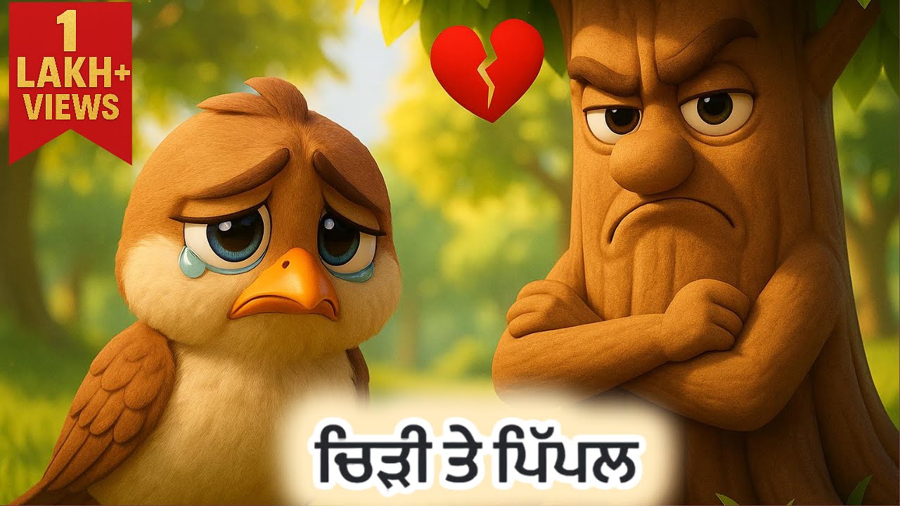 ਚਿੜੀ ਤੇ ਪਿੱਪਲ|Chiri Te Pippal |Punjabi 3D Cartoon Moral Story for Everyone|Punjabi |Punjabistory