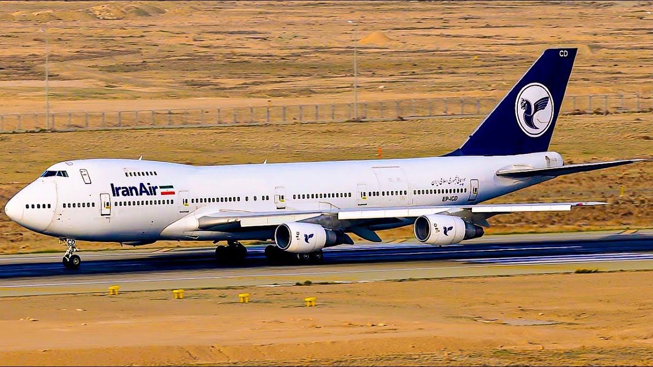 ✈️ Rare Plane Spotting in Tehran, Iran | Iran Air Cargo B747 & Airbus Family