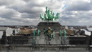 Cinquantenaire / Bruxelles - Plan Drone (4K)