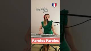 Paroles Paroles- French Song 🇨🇵 Keyboard + Vocal #Shorts