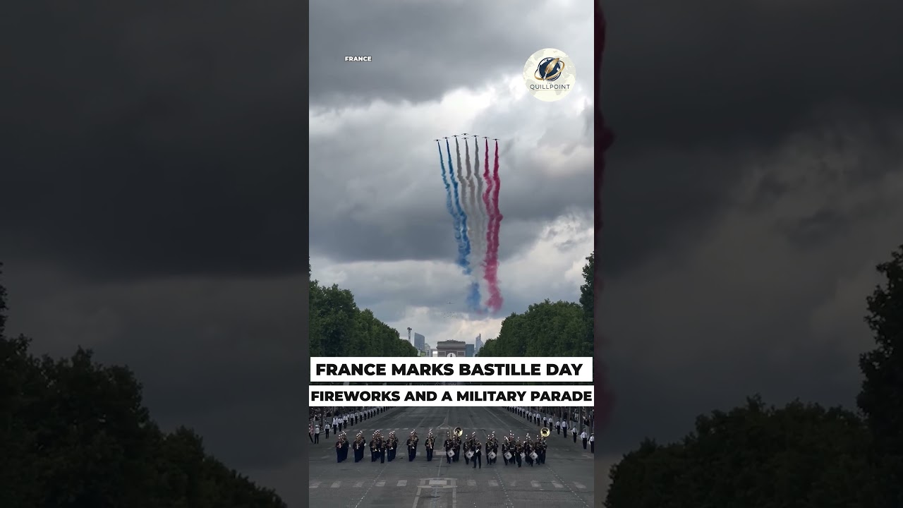 France Celebrates Bastille Day With Grand Military Parade in Paris