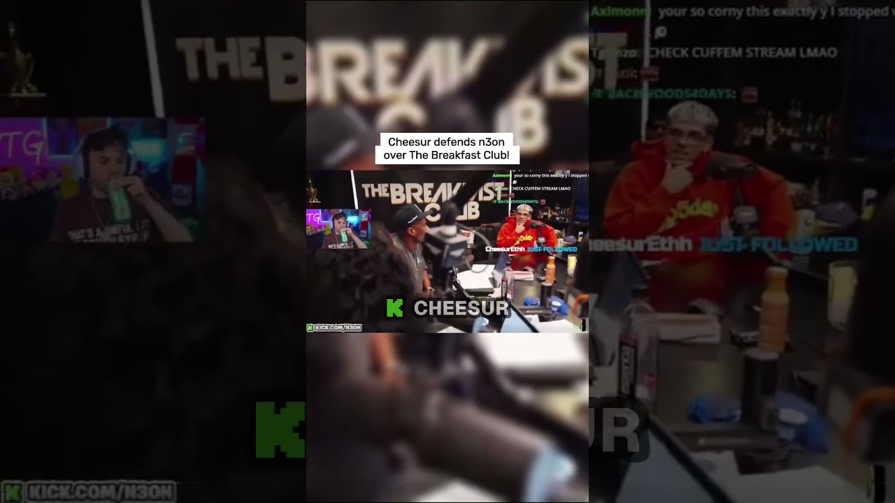 CHEESUR DEFENDS N3ON OVER THE BREAKFAST CLUB! 