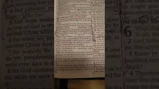 The Living Word of God. Scripture Reading Romans 5:1-11 KJV