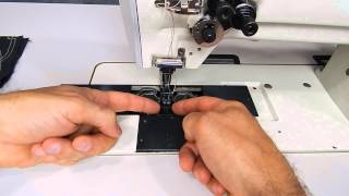 Consew 333RB-1 Double Needle Feed Adjustable Gauge Industrial Sewing Machine