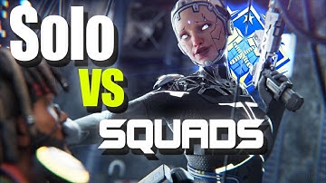 SOLO vs SQUADS | 4K DAMAGE NO-FILL | Apex Legends Season 9 Gameplay