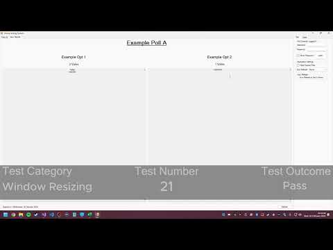 Window Resizing Testing