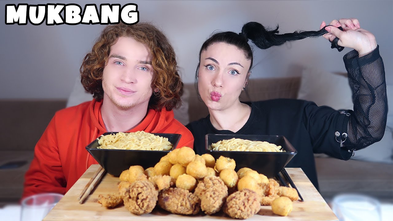 MELİH'LE KÜSTÜK MÜ? Çıtır Tavuk ve Noodle Mukbang | Türkçe Mukbang
