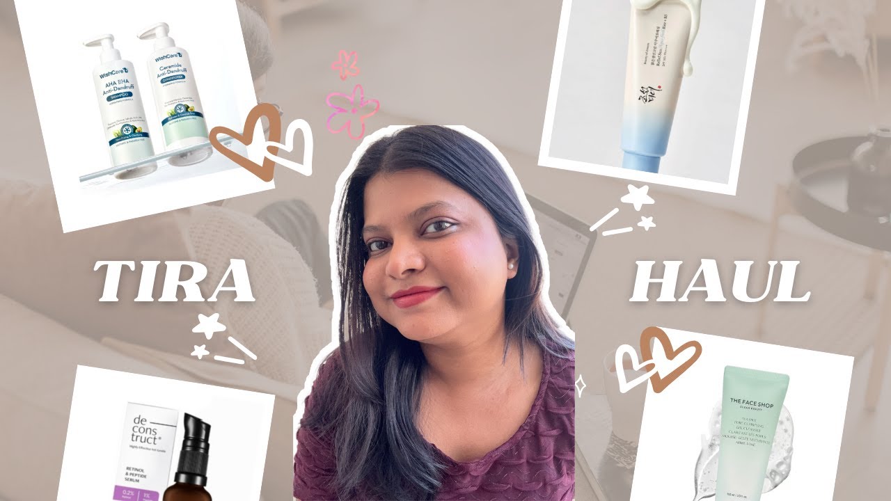 My first YouTube video… and it’s a TIRA beauty unboxing 💕✨