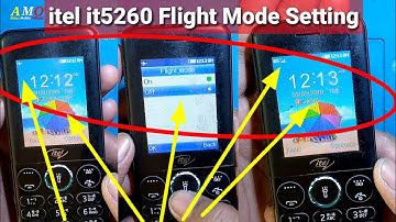 itel it5260 Flight Mode Setting | How To Off Flight Mode Setting | Flight Mode on off setting
