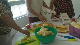 TUPPERWARE CHEF MANDOLIN SLICER CONTROL GUIDE