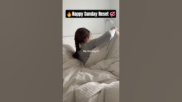 💛 Happy Sunday Reset 🌤️ | Productive Sunday Routine for Mind, Body & Soul💆‍♀️✨ #SelfCareSunday