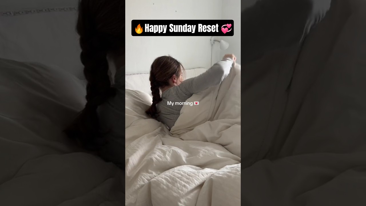 💛 Happy Sunday Reset 🌤️ | Productive Sunday Routine for Mind, Body & Soul💆‍♀️✨ 