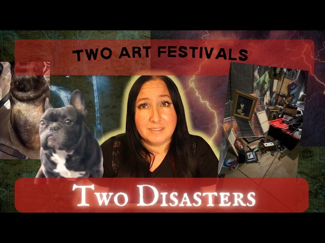 My Dog Had Emergency Surgery & My Tent Blew Away! | Art Vlog + Storytime About 2 Art Fair Disasters