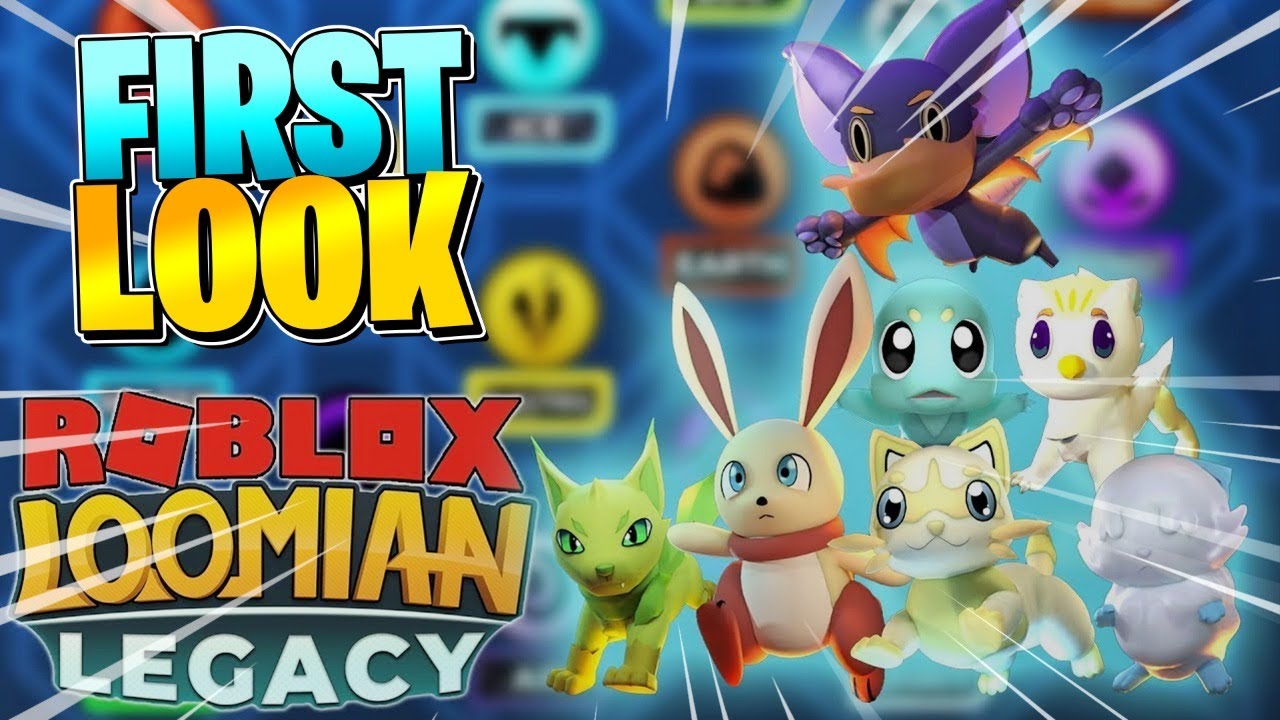 ROBLOX LOOMIAN LEGACY FIRST LOOK!! [Live with ItsBear] - Part 1