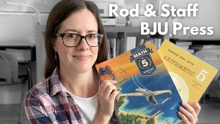 5th Grade Math Review: Rod and Staff vs BJU Press Math 5 Curriculum Review and Flip Through