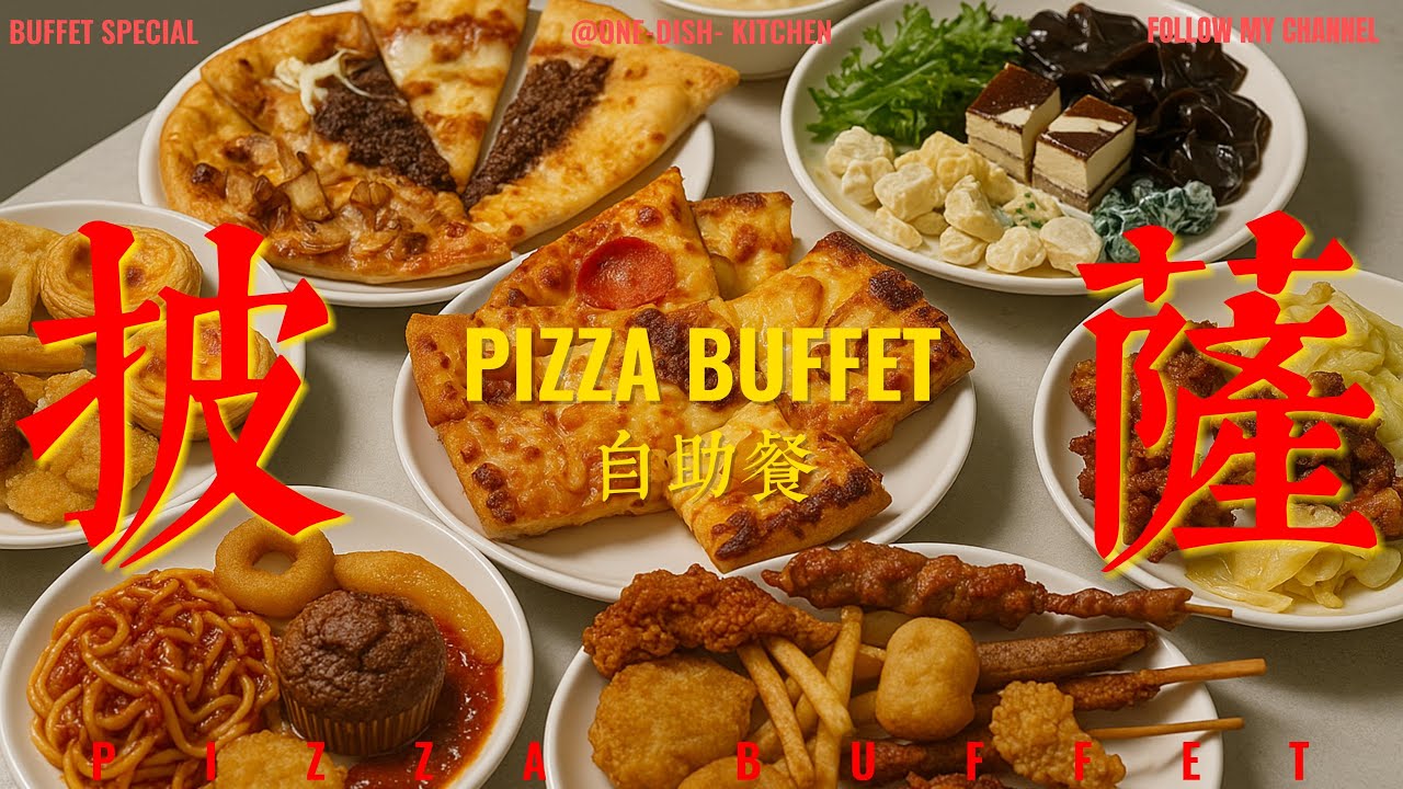First Time at a Pizza Buffet—Don’t ask the rounds, ask if I survived 😳🍕｜別問第幾盤了…問我還能站得起來嗎😳🍕