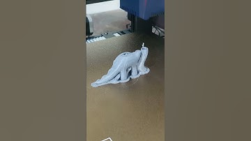 Satisfying timelapse of 3d printing #3dprinting #anycubic #kobra #dinasour