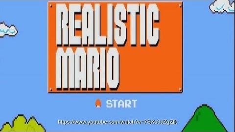Super Mario e il mattone realistico