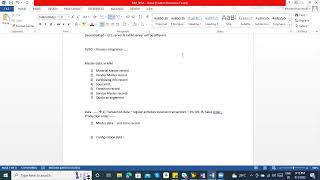 SAP MM Regular classes : Some important master data explanation