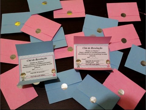 Diy Convite Para O Cha De Revelacao Baratinho R 0 15 Centavos Preparativos 1 Youtube Diy Convite Para O Cha De Revelacao Baratinho R 0 15 Centavos Preparativos 1 Youtube