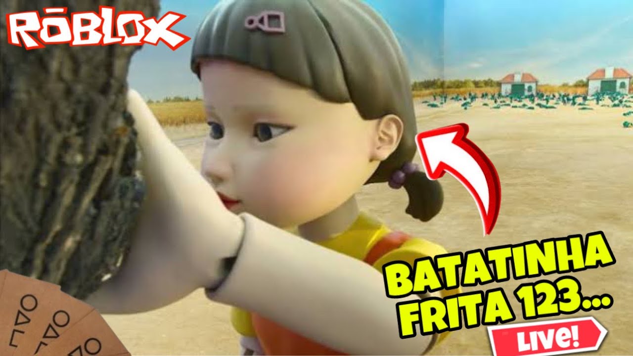 Batatinha Frita 1,2,3! 😳⛔ #roblox #robloxmeme #squidgame #round6 #bat