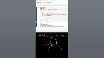 1. “AI Chatbot Project Explained in 30 Seconds! ⚙️💬 #TechShorts”#ai