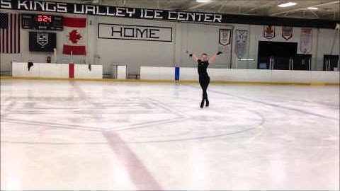 Figure Skating Practice: 07-04-12 (axel, double loop, double salchow, artistic program)