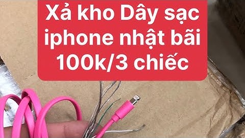 Dây sạc iphone nhật bãi 33k/1 chiếc