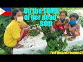 Poor Filipina Mother is Sitting on Her Dead Son's GRAVE. Filipinos in Poverty in the Philippines